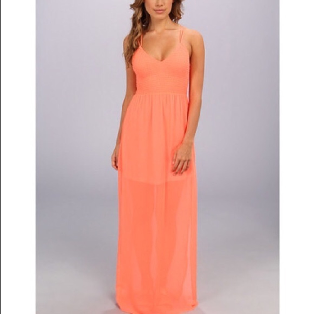 Dolce Vita Coral Maxi Dress size Med